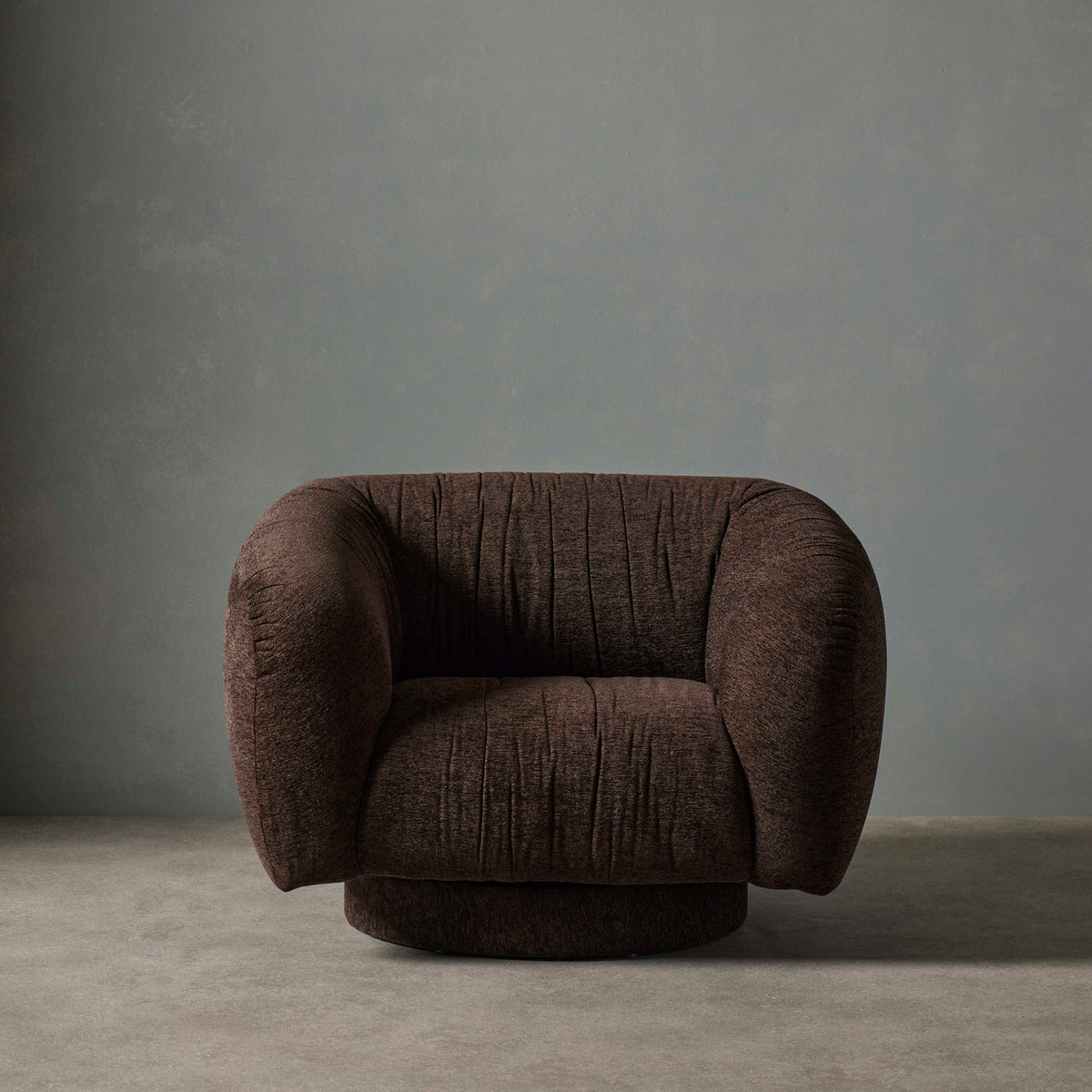 Nolan Swivel Chair Brown
