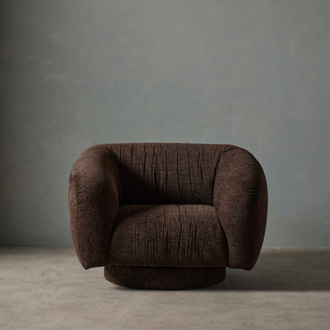 Nolan Swivel Chair Brown