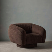 Nolan Swivel Chair Brown