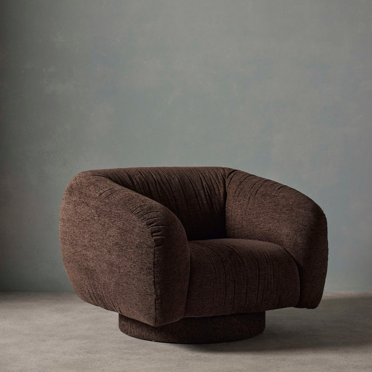 Nolan Swivel Chair Brown