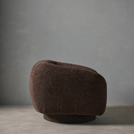 Nolan Swivel Chair Brown