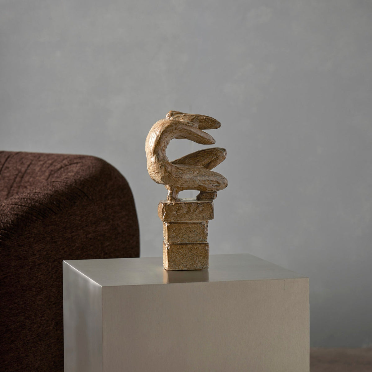 Nolan Swivel Chair Brown