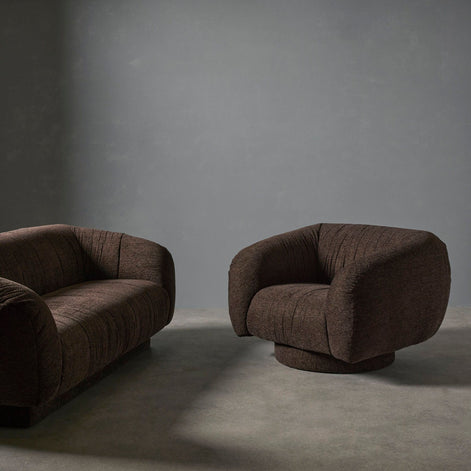 Nolan 3 Seater Sofa Brown