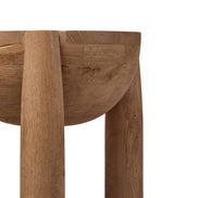 Omi Side Table Sandblasted Light Brown Set of Two