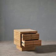 Linton Bedroom Side Table Natural Set of Two