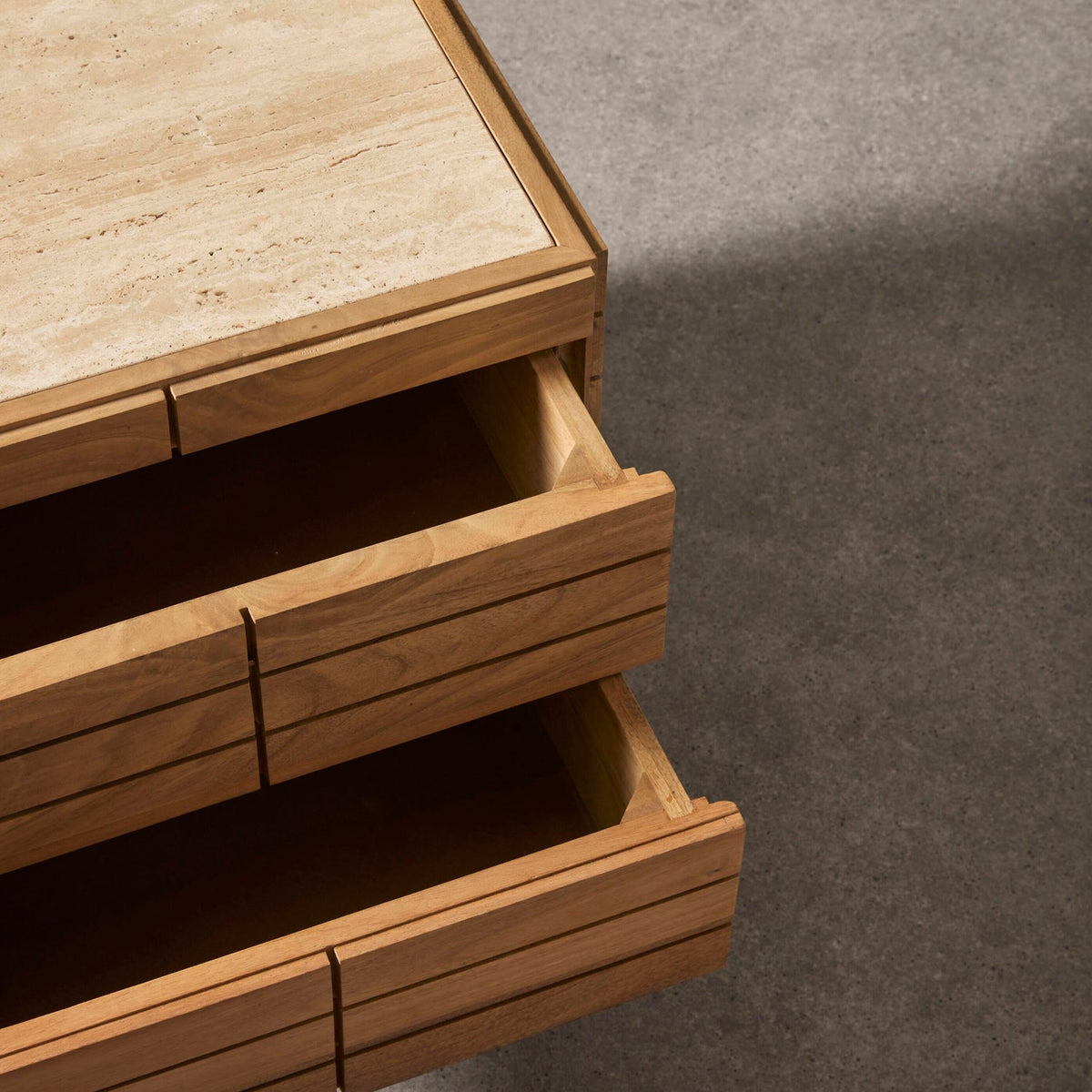 Linton Bedroom Side Table Natural Set of Two