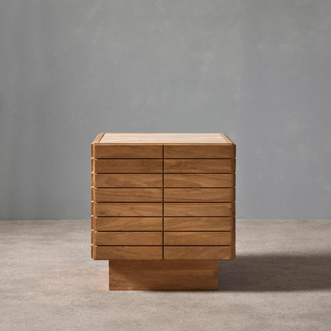 Linton Bedroom Side Table Natural Set of Two