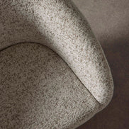 Lucca Swivel Chair White & Taupe