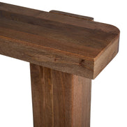 Wooden Block Console Table Natural