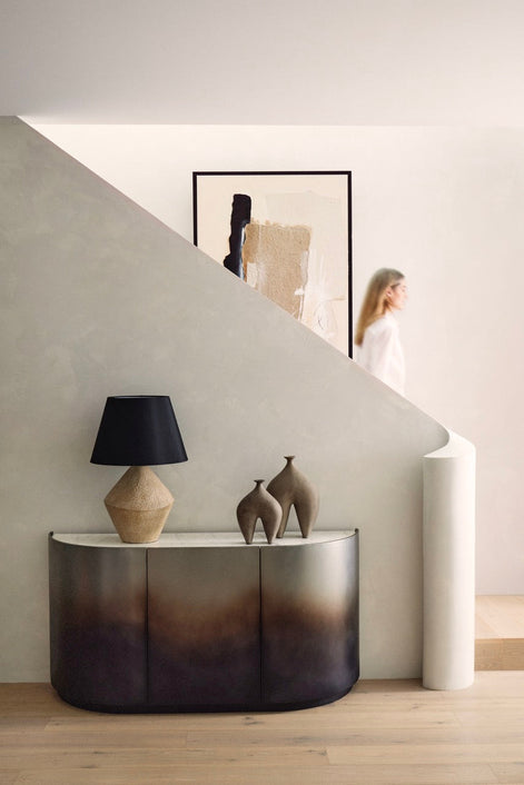 Grand Designs Pedrali Hand Painted Wall Art Brown