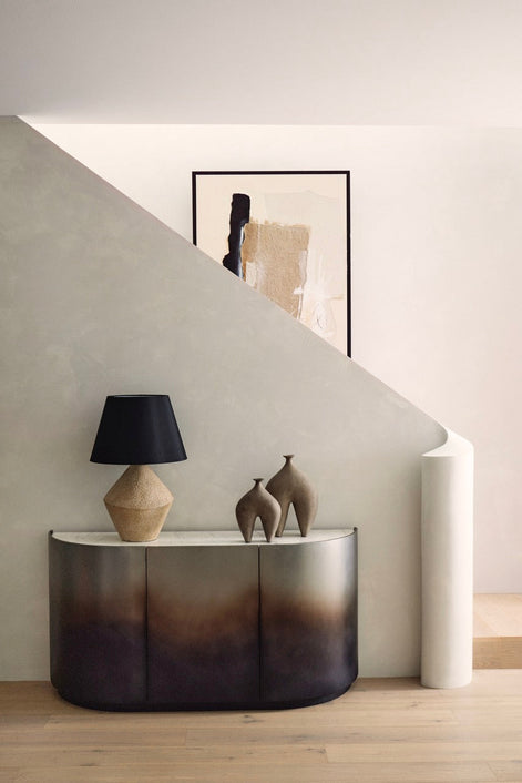 Grand Designs Pedrali Hand Painted Wall Art Brown