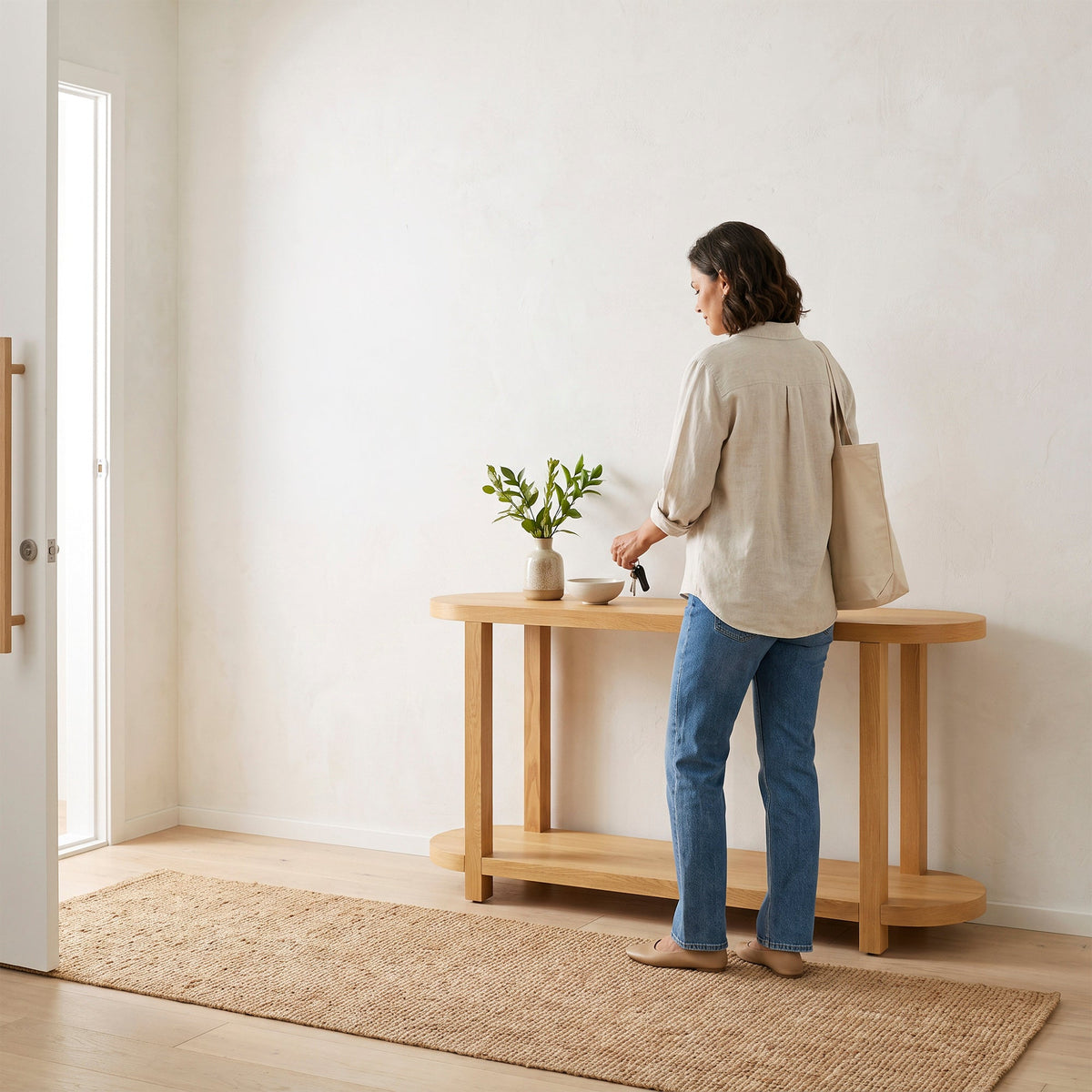 Botany Console Table Oak (160cm)