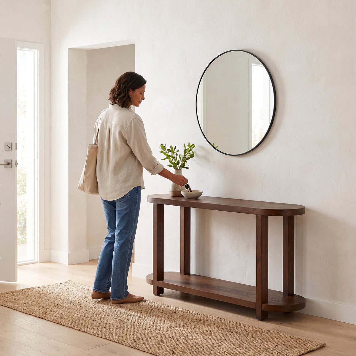 Botany Console Table Walnut (160cm)
