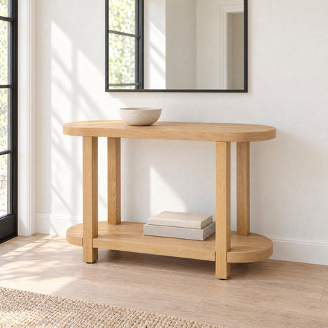 Botany Console Table Oak (110cm)