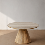 Genoa Marble/Wood Coffee Table
