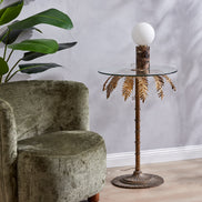 Amalfi Medina Table Lamp Brown & Brass