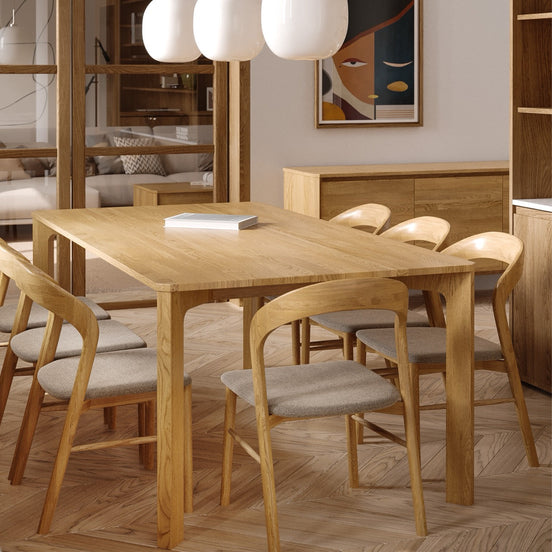 Aksel Dining Table Oak | All Sizes