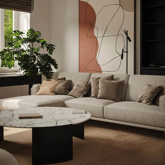 Orla Round Coffee Table Black | All Sizes