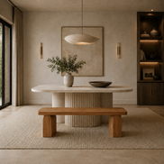 Macedon Elm Wood Bench