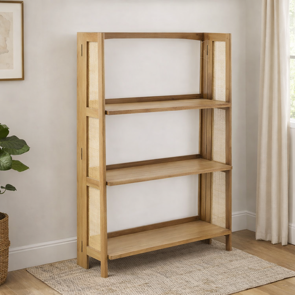 Trigg Wood / Jute Shelves