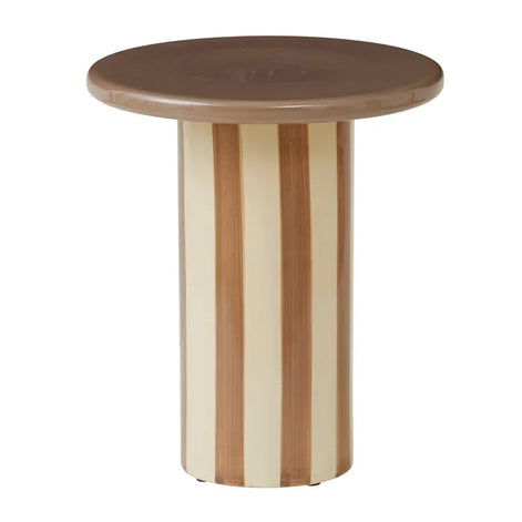Rayas Ceramic Table Tan