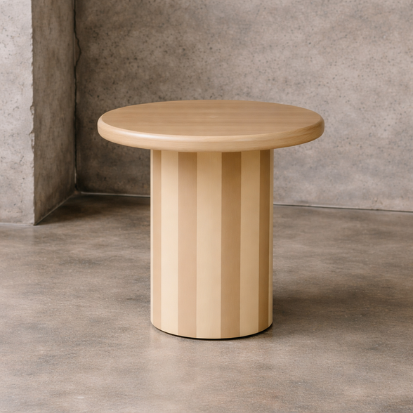 Rayas Ceramic Table Taupe