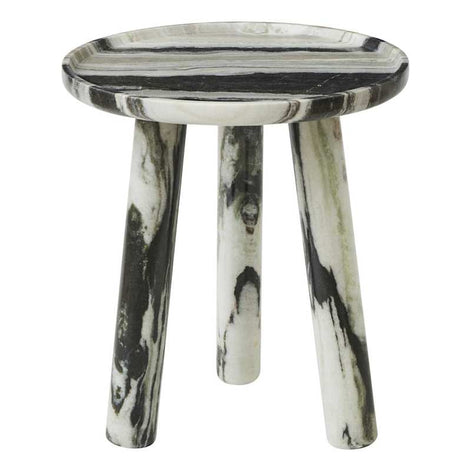 Taylor Marble Side Table Black