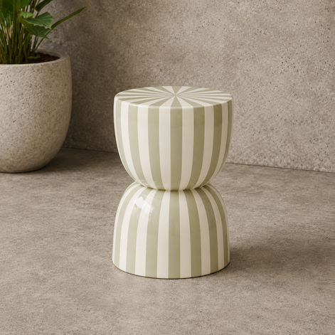 Tamar Metal Side Table Sage