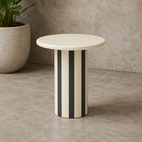 Tyra Ceramic Table Black