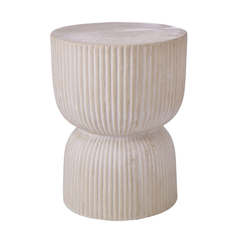 Etta Side Table/Stool Cream Wash
