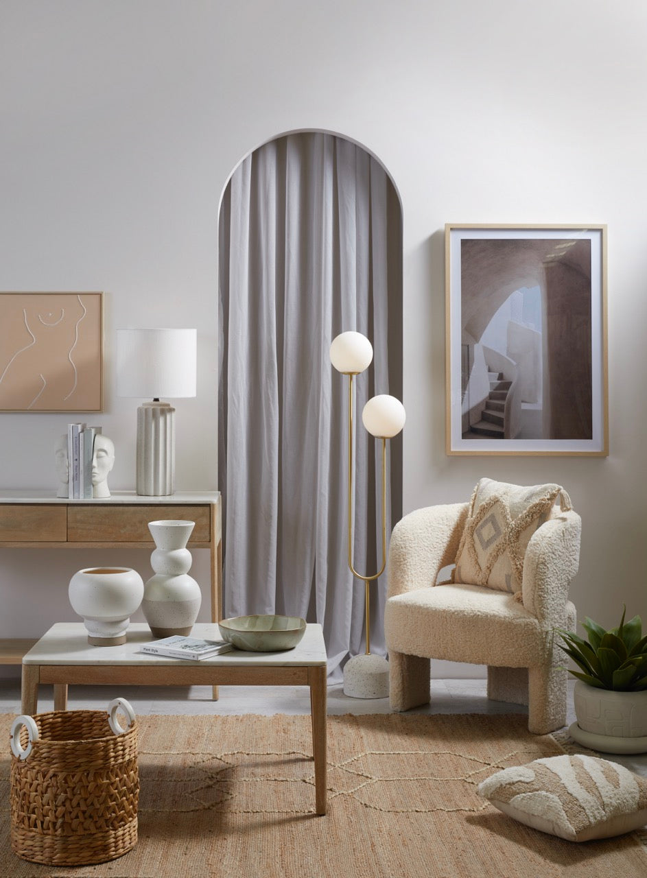 Amalfi Indi Table Lamp White