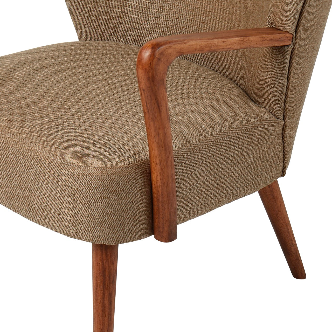 Darcy Armchair Mustard & Walnut
