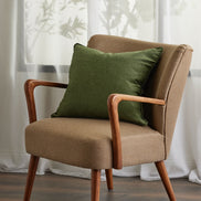 Darcy Armchair Mustard & Walnut