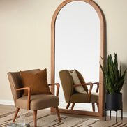 Darcy Armchair Mustard & Walnut