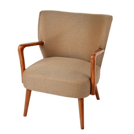 Darcy Armchair Mustard & Walnut