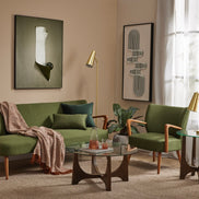 Darcy 3 Seater Sofa Green