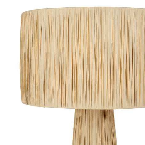 Raffia Floor Lamp Natural
