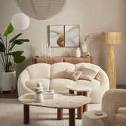 Raffia Floor Lamp Natural