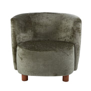 Amalfi Chenille Armchair Green