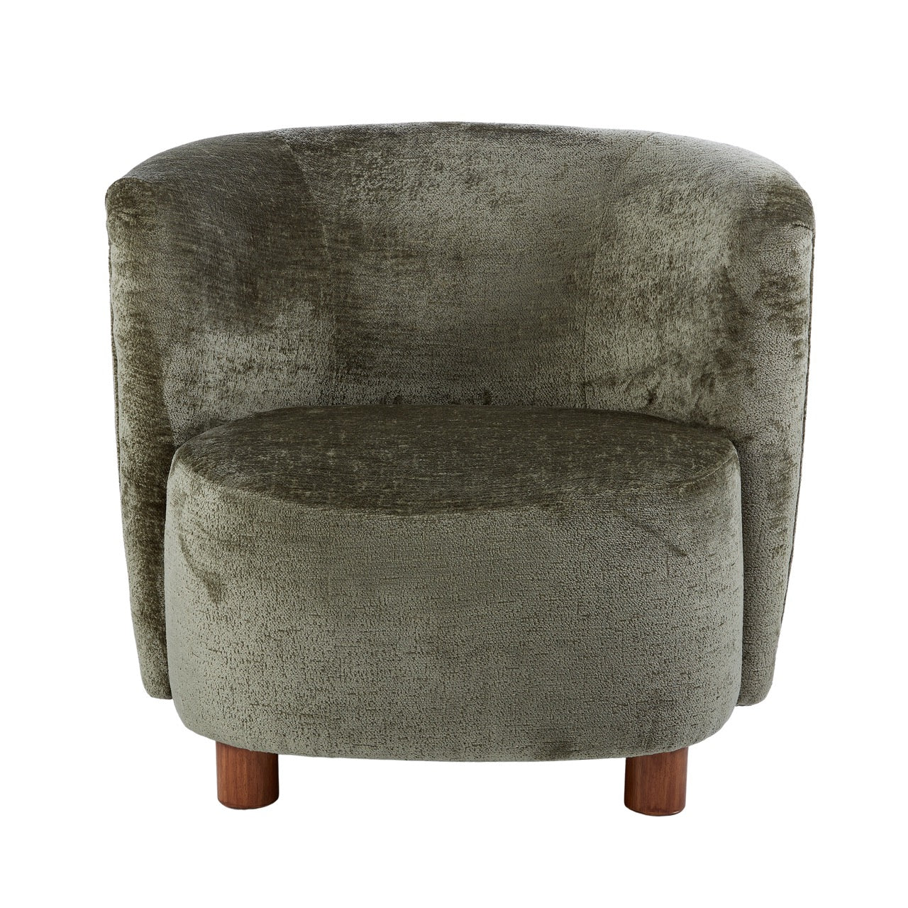 Amalfi Chenille Armchair Green