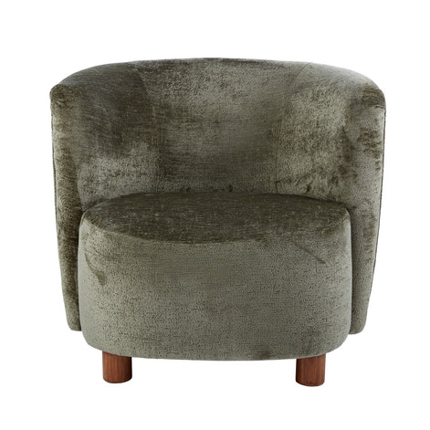Amalfi Chenille Armchair Green
