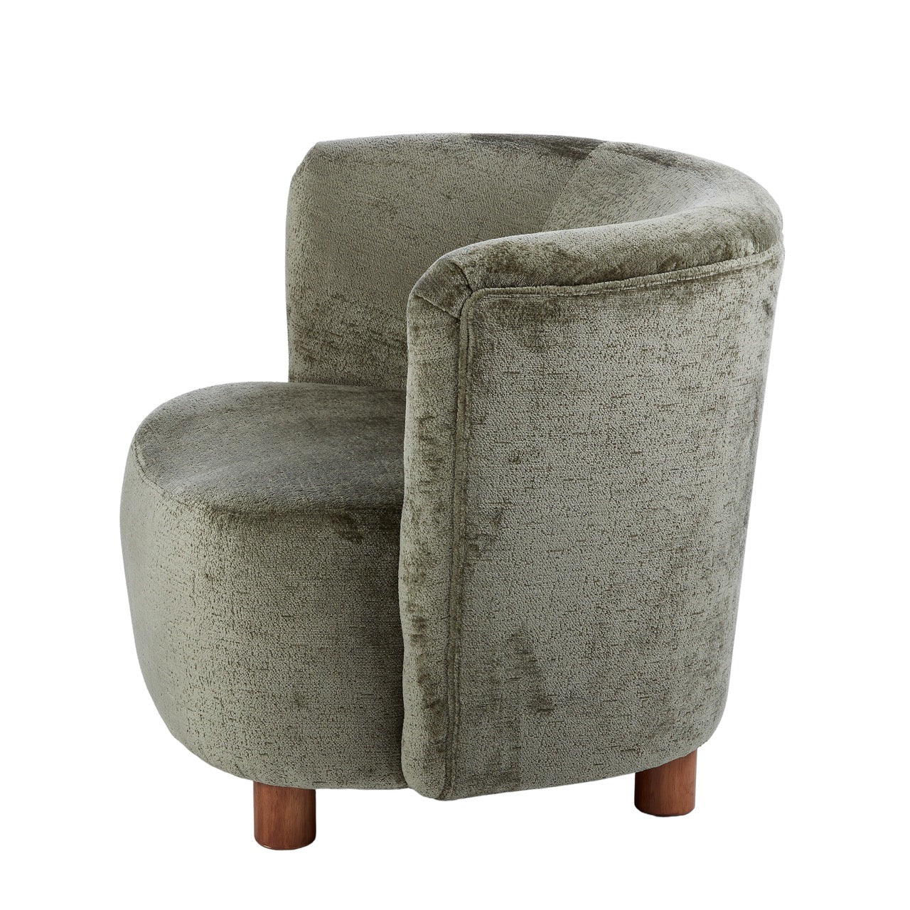 Amalfi Chenille Armchair Green