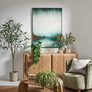 Amalfi Chenille Armchair Green