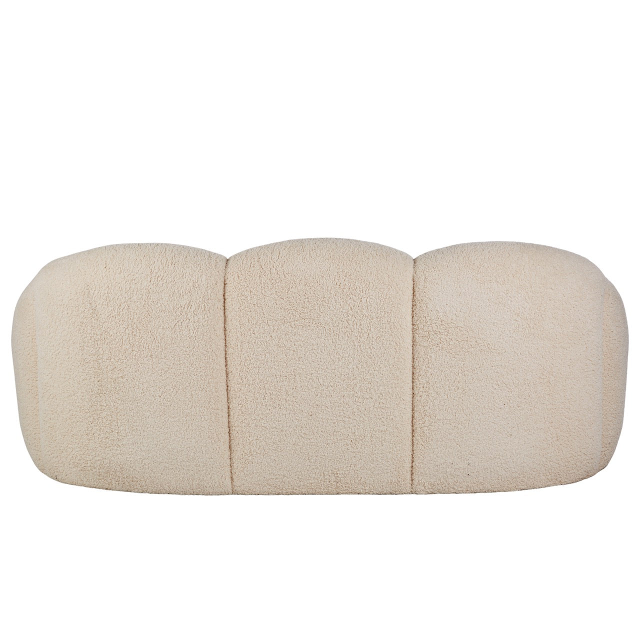 Formes Teddy Bear Curved 3 Seater Sofa Off White