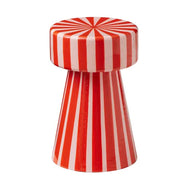 Nolan Metal Side Table Red/Pink