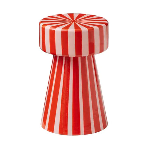 Nolan Metal Side Table Red/Pink