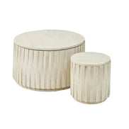Spencer Wood Coffee Tables White Wash
