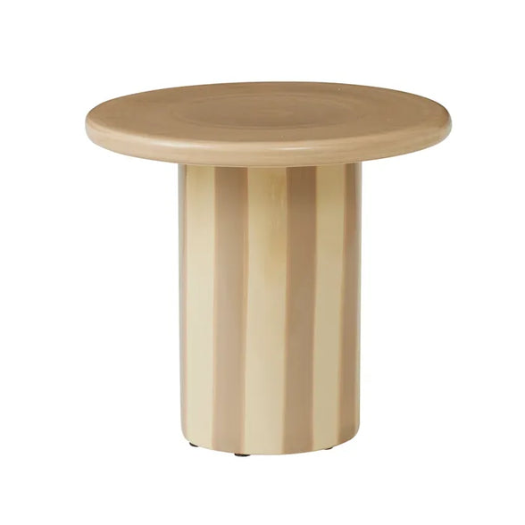 Rayas Ceramic Table Taupe