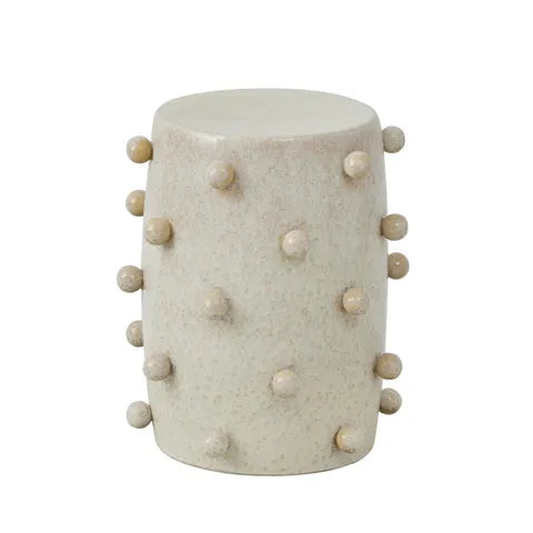 Pip Ceramic Stool Ivory