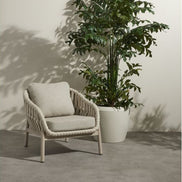 Elwood Outdoor Chair Cream